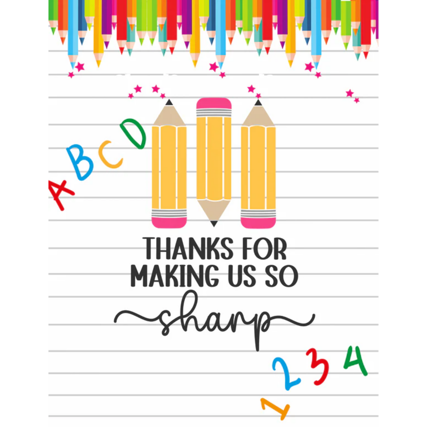 Teacher Appreciation Editable Template & Design (Canva)