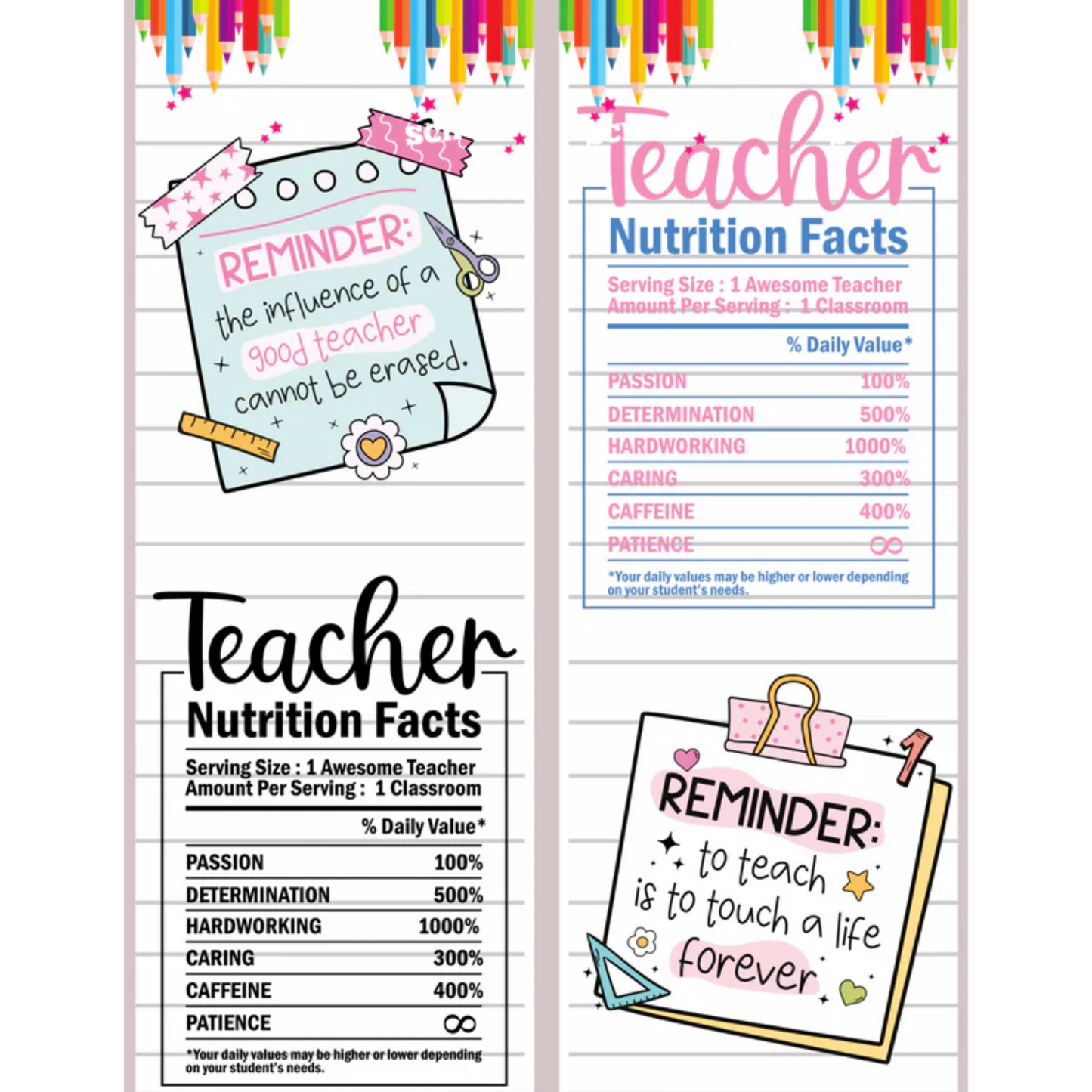 Teacher Appreciation Editable Template & Design (Canva)