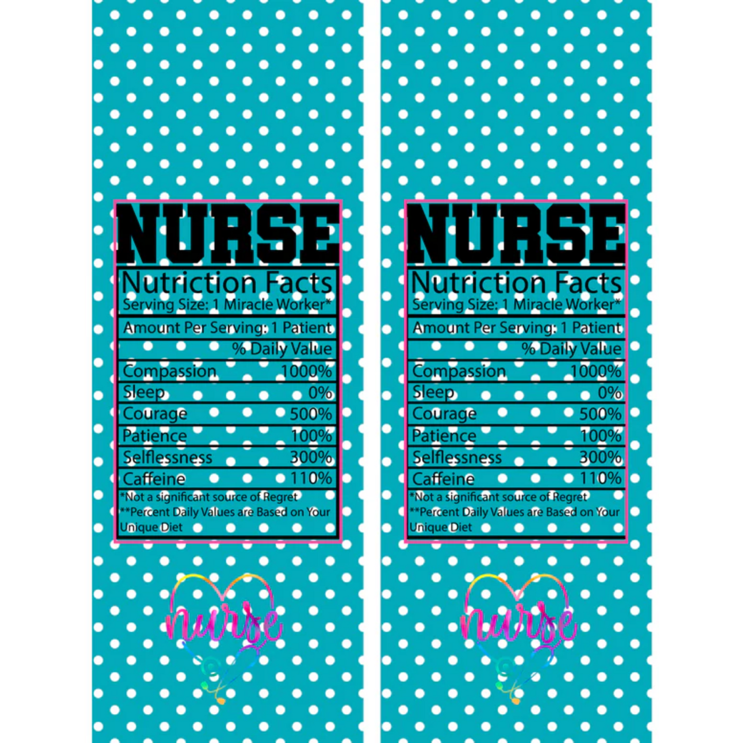 Nurse Editable Gift Box Template & Design (Canva)