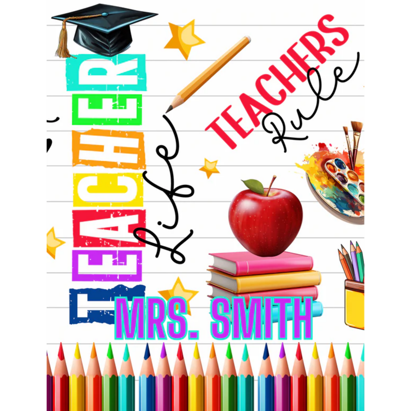 Teacher Appreciation Editable Template & Design (Canva)