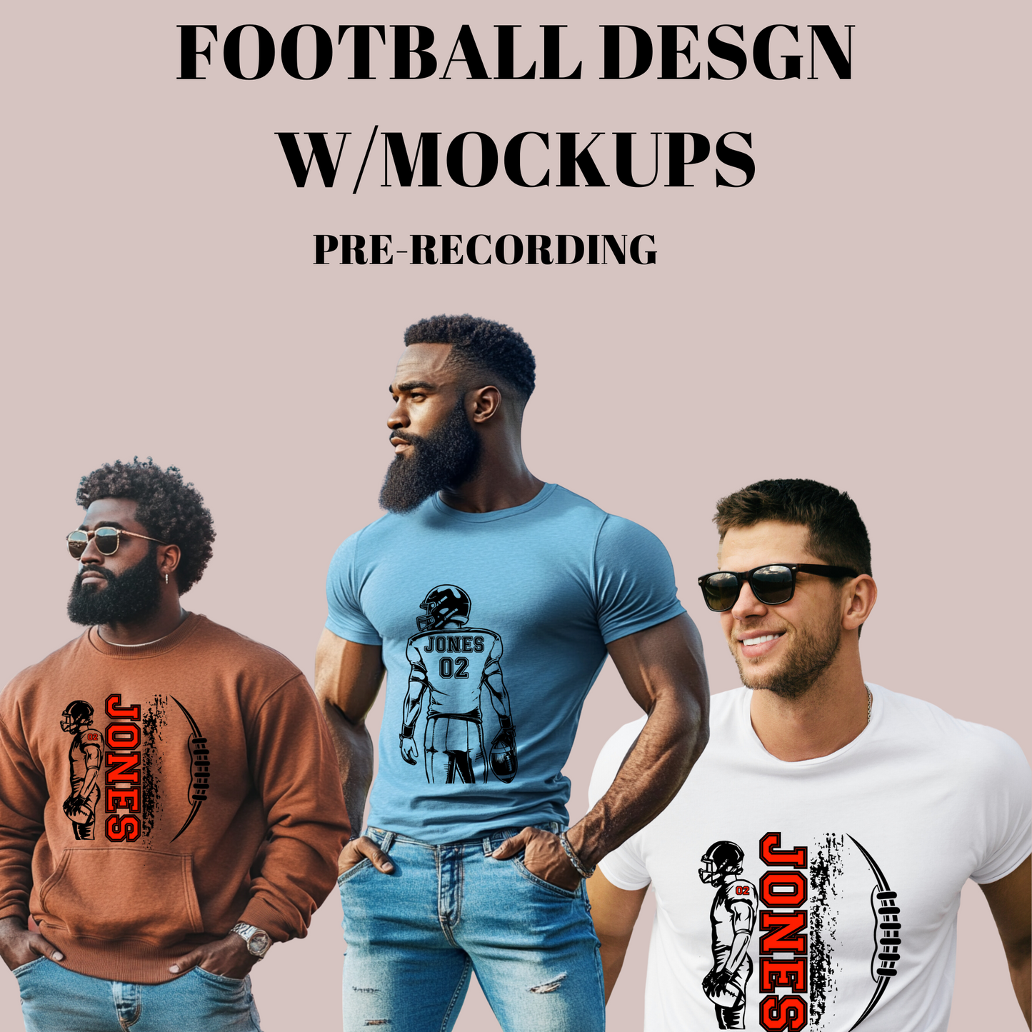 How to Create your very own Football Templet Design using Etsy and Canva for Beginners w/Bouns Custom Mockup (Part 2)