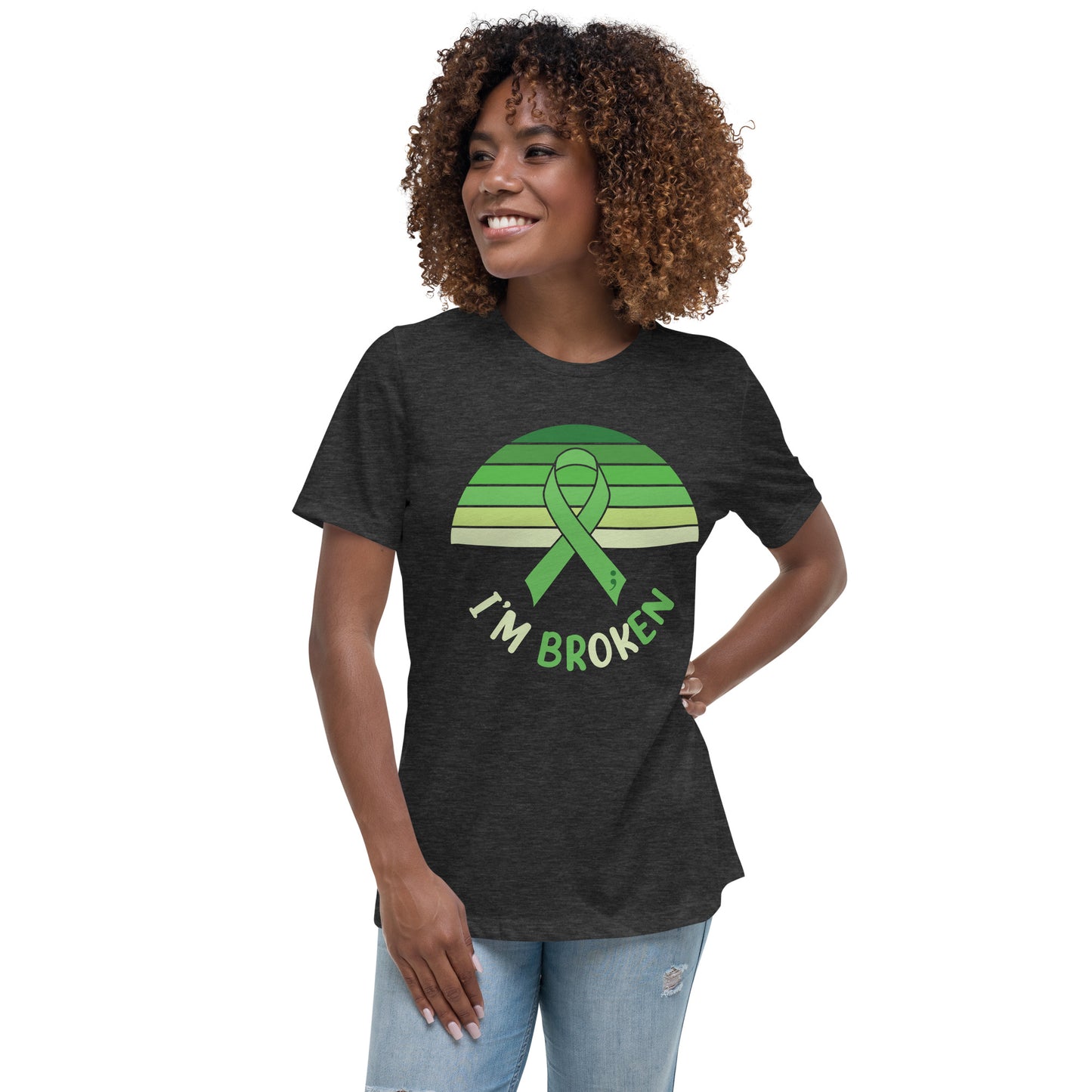 I'M BROKEN WOMEN'S RELAXED T-SHIRT