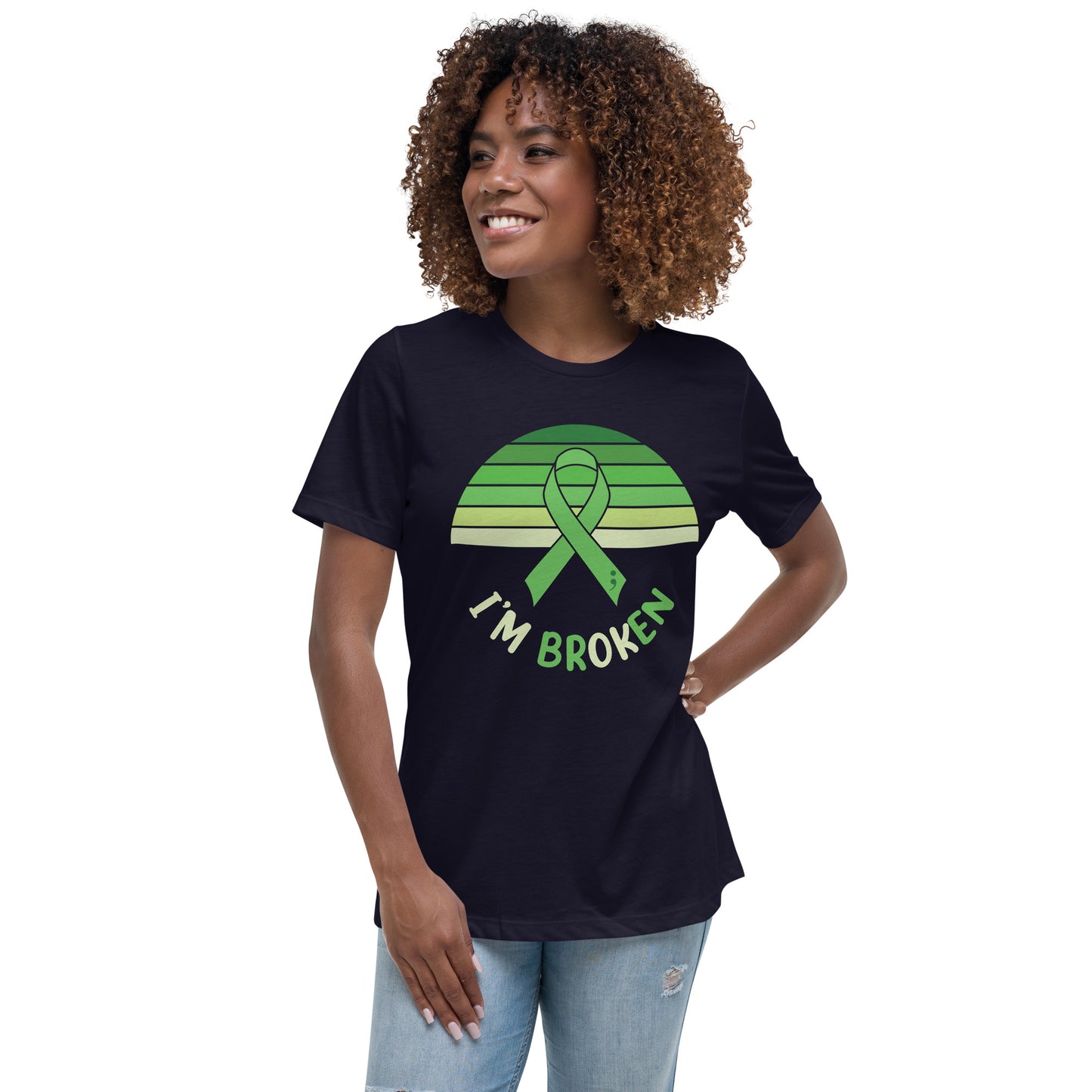 I'M BROKEN WOMEN'S RELAXED T-SHIRT